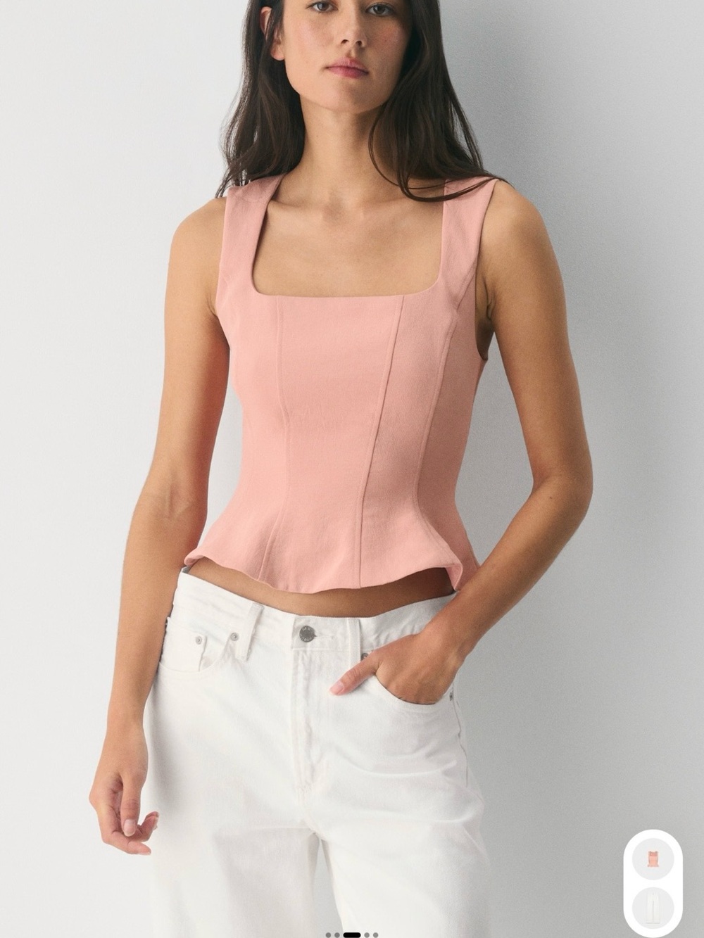 Aritzia Rhodora bustier peplum - Picture 2 of 2